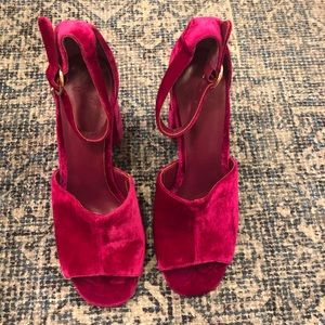 Joie velvet heels - size 37